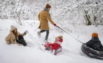 Kids in the snow