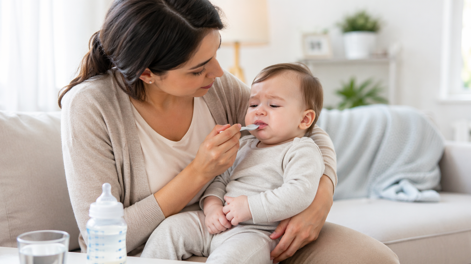 Deshidratación en bebés: qué vigilar si hay vómito o diarrea